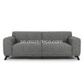 Volu Licorice Cream Fabric Sofa